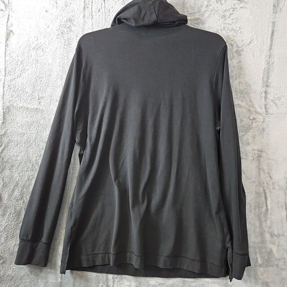 Danskin pullover hoodie top womens xl Black no drawstring - Picture 6 of 9